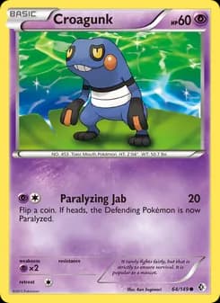 Croagunk card in English