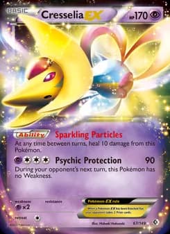 Cresselia-EX card in English