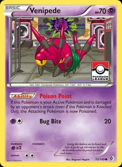Venipede card in English