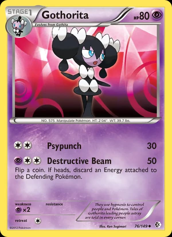 Gothorita card in English