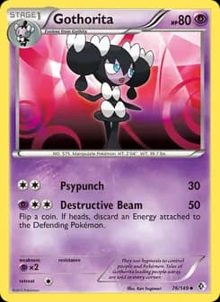 Gothorita card in English