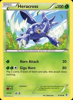 Heracross card in English