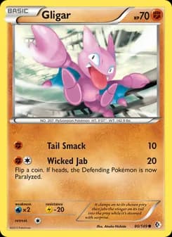 Gligar card in English