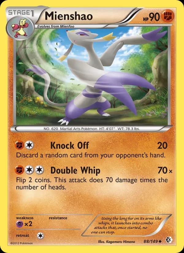 Mienshao card in English