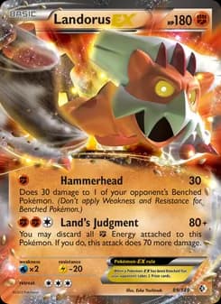 Landorus-EX card in English