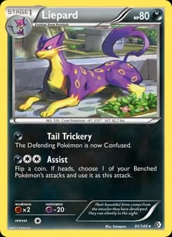 Liepard card in English