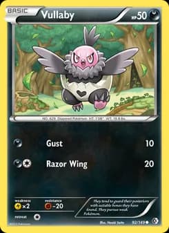 Vullaby card in English