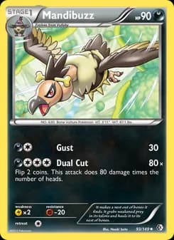 Mandibuzz card in English