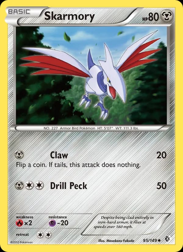 Skarmory card in English