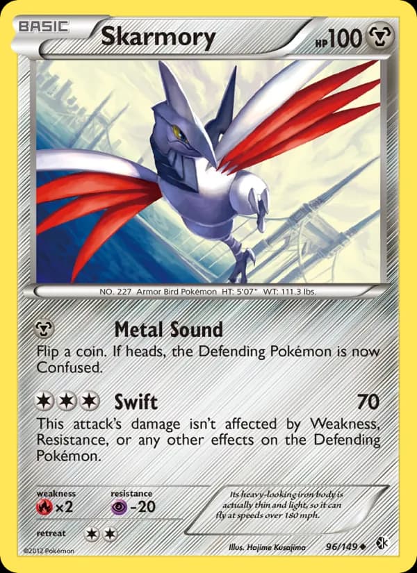 Skarmory card in English