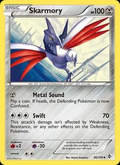 Skarmory card in English