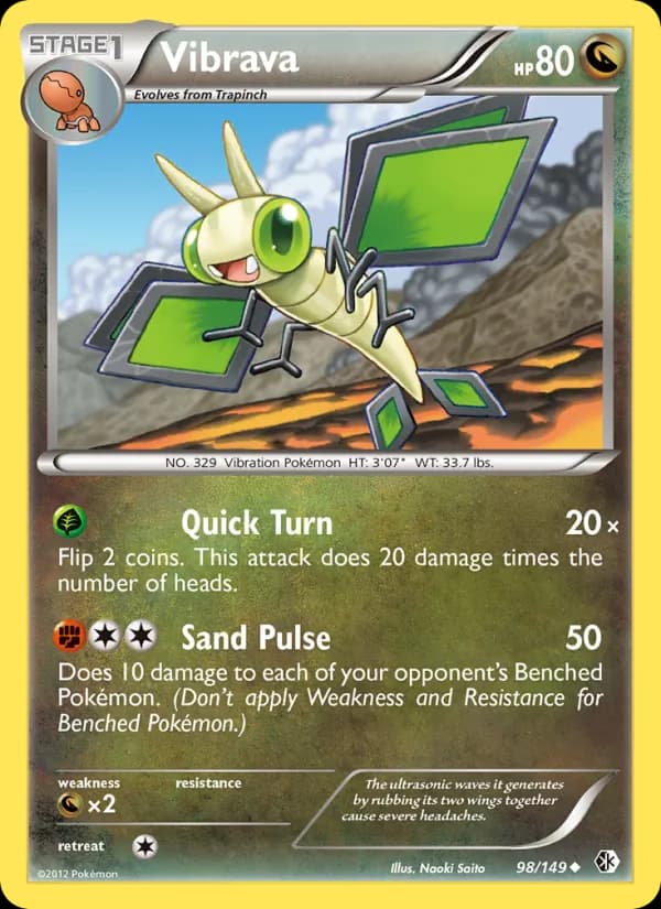 Vibrava card in English