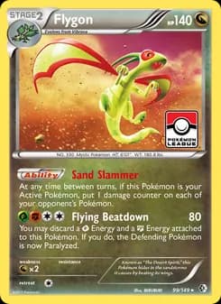 Flygon card in English