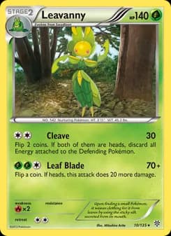 Leavanny card in English