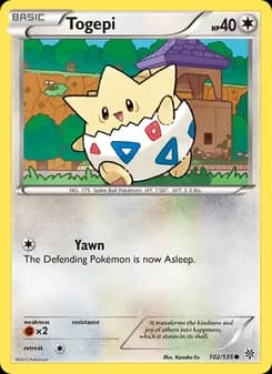 Togepi card in English