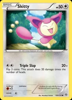 Skitty card in English