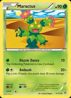 Maractus card in English