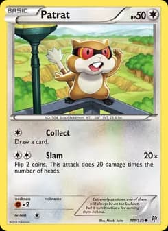 Patrat card in English