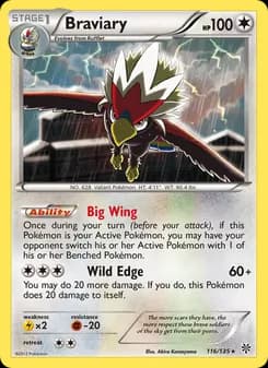 Braviary card in English