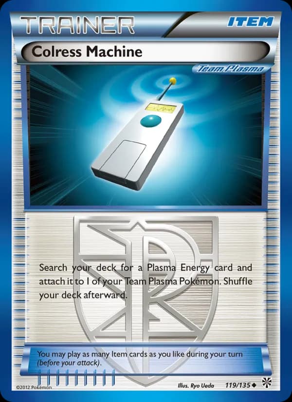 Colress Machine card in English