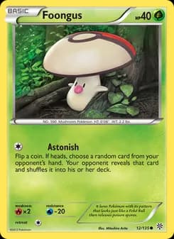 Foongus card in English
