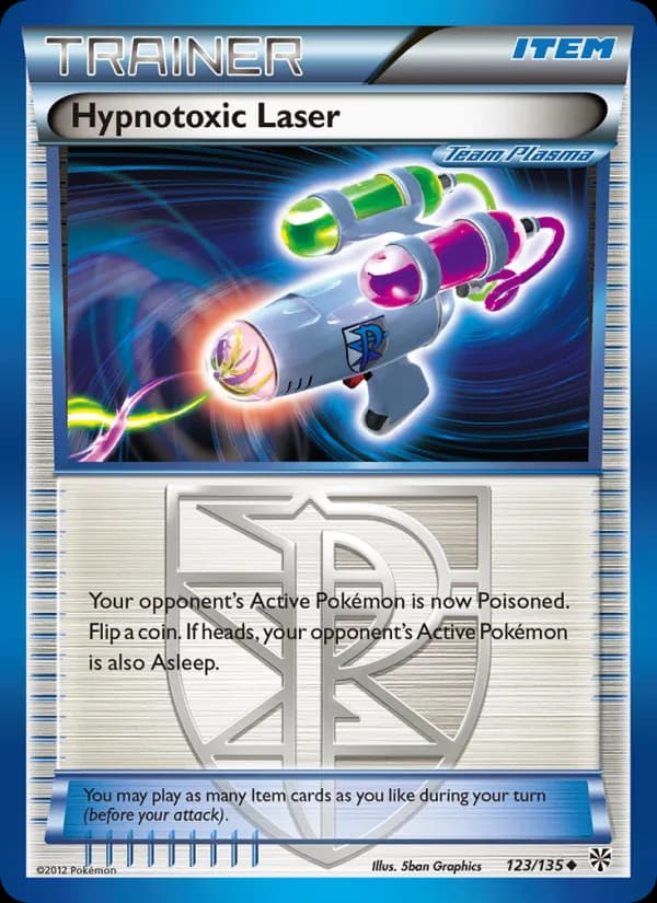Hypnotoxic Laser card in English