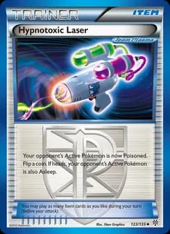 Hypnotoxic Laser card in English