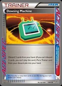 Dowsing Machine card in English