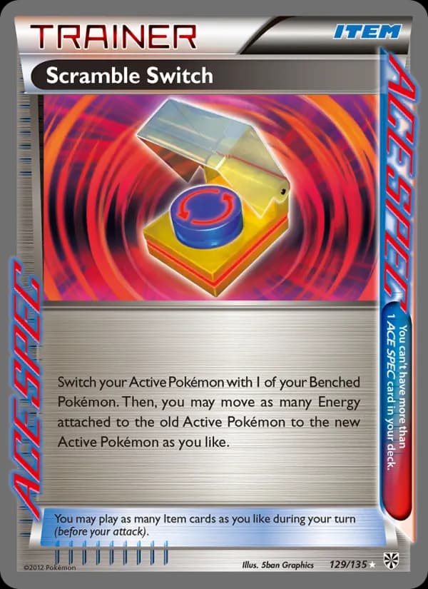 Scramble Switch card in English