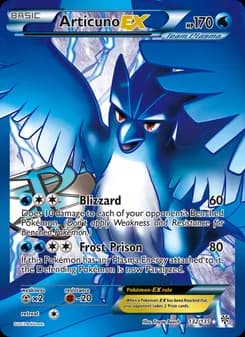 Articuno-EX card in English