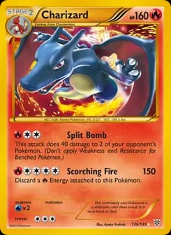 Charizard card in English