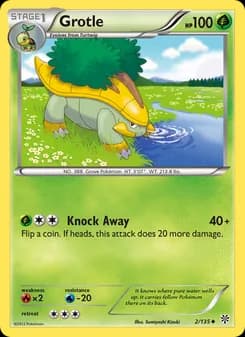 Grotle card in English