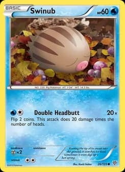 Swinub card in English