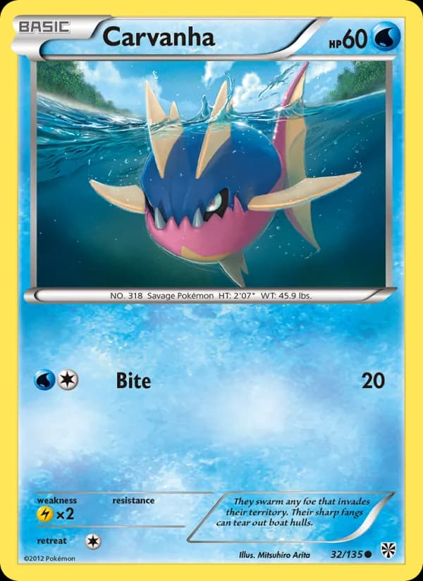 Carvanha card in English