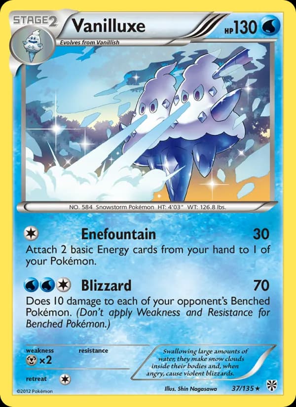 Vanilluxe card in English