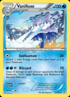 Vanilluxe card in English
