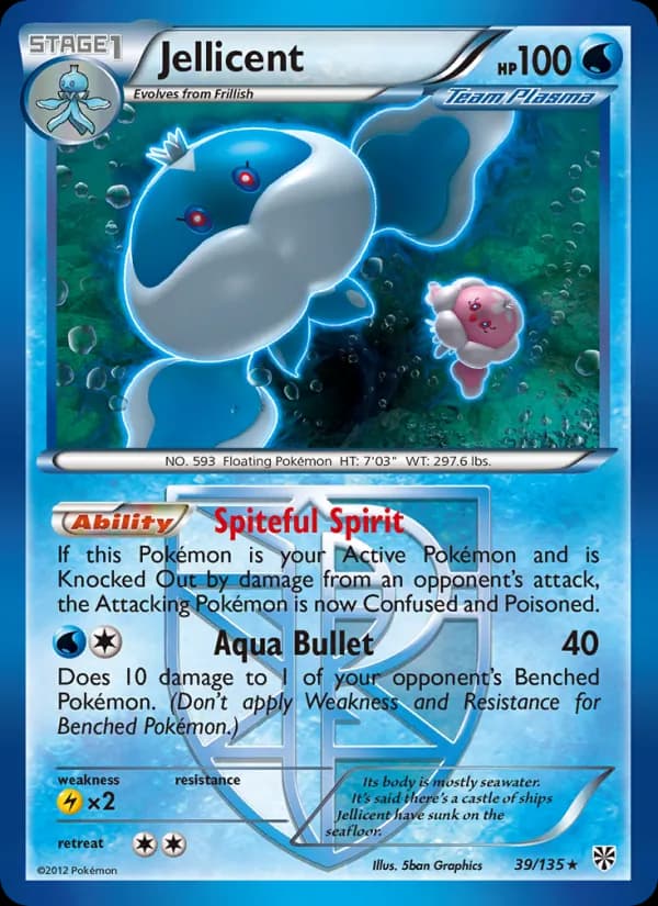 Jellicent card in English