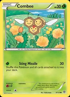 Combee card in English