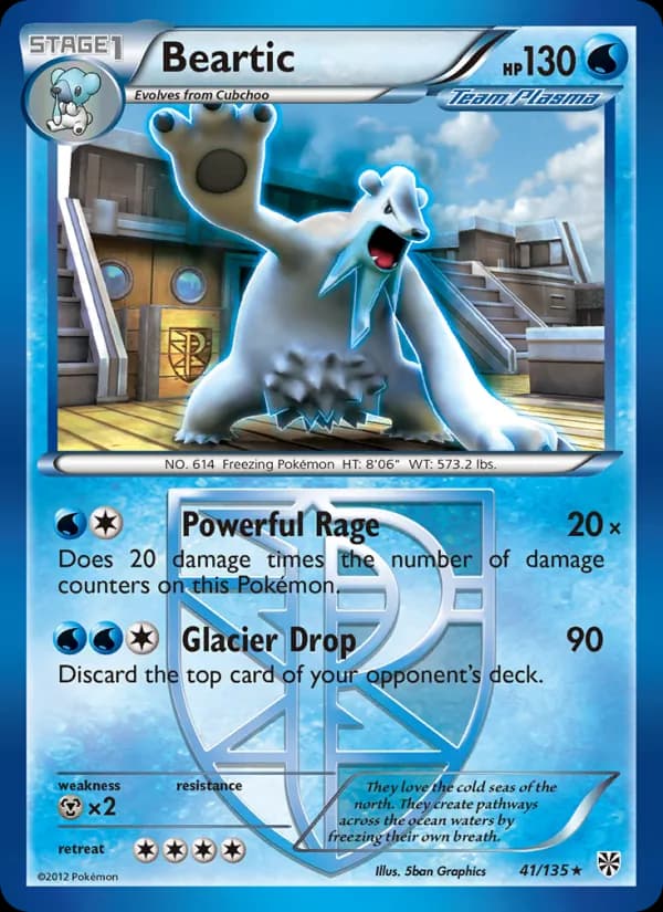 Beartic card in English