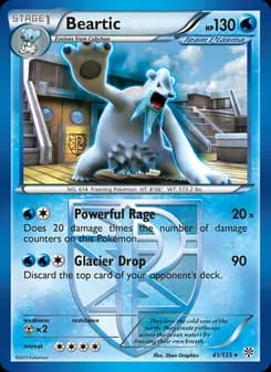 Beartic card in English