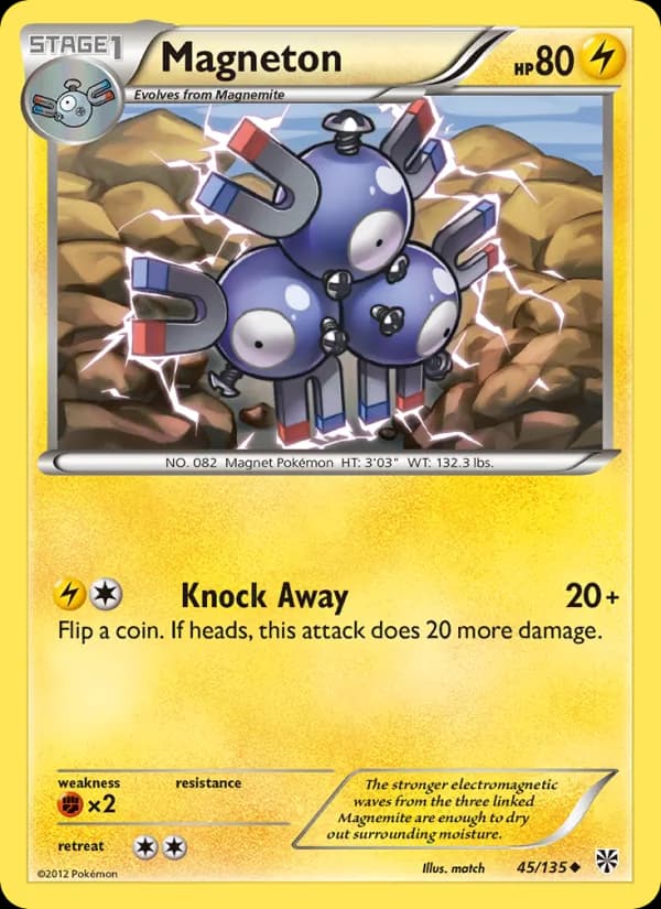 Magneton card in English