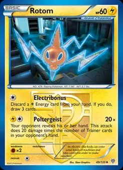 Rotom card in English