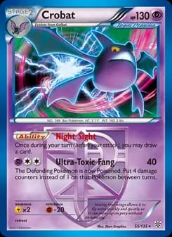 Crobat card in English
