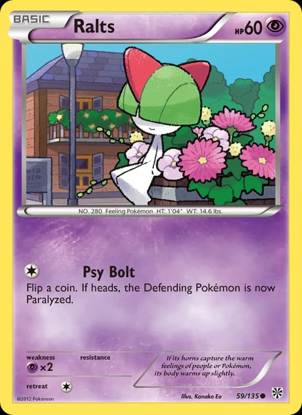 Ralts card in English