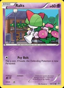 Ralts card in English