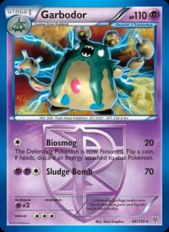 Garbodor card in English