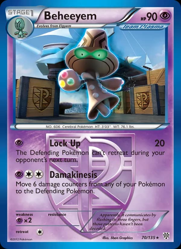 Beheeyem card in English