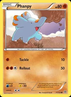 Phanpy card in English