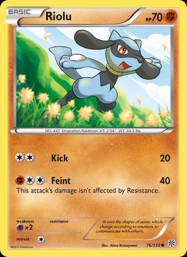 Riolu card in English