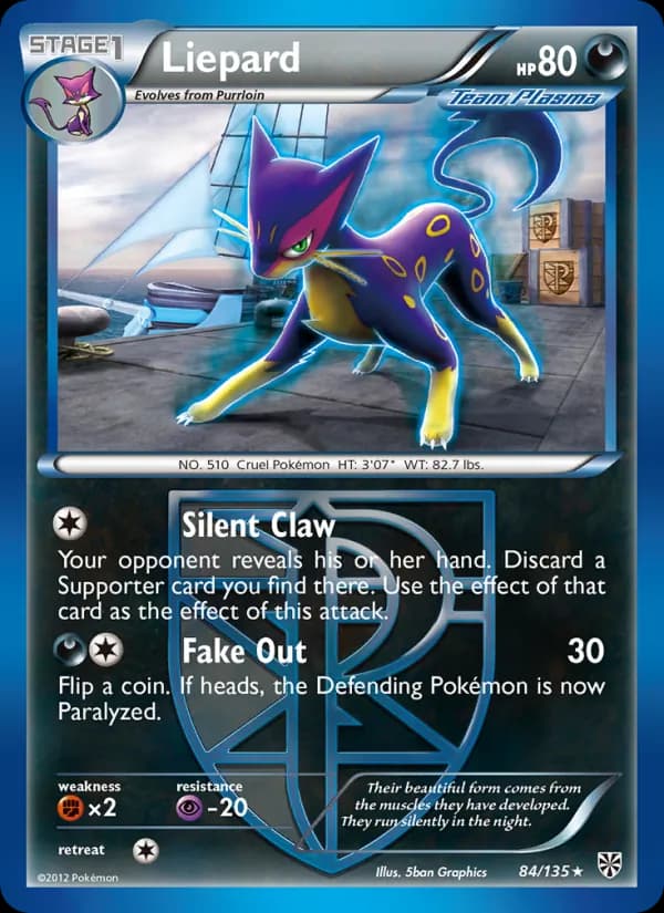 Liepard card in English